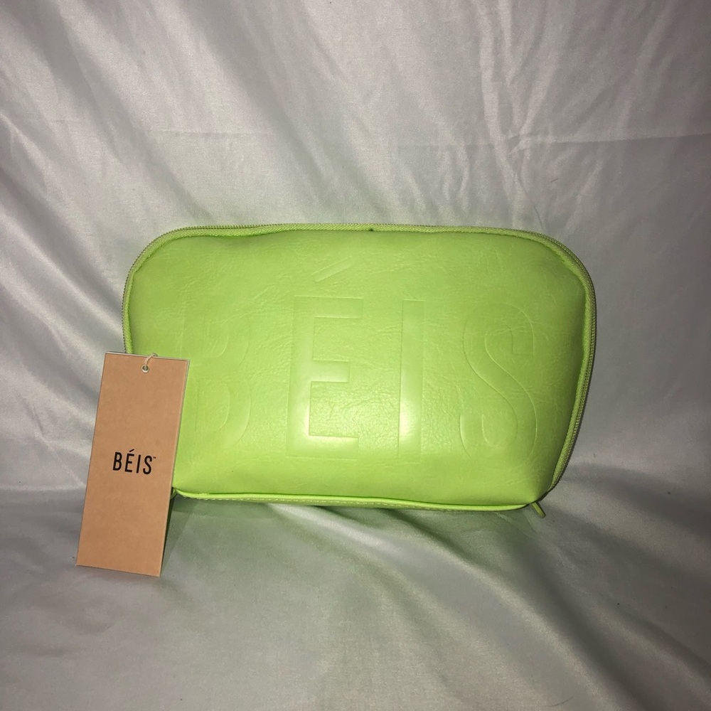 BEIS citron cosmetic pouch